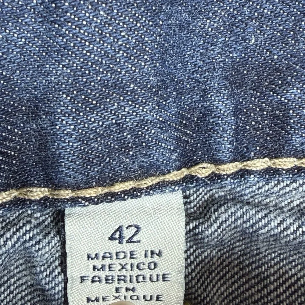 True Religion Jeans Mens Size 42 Blue Denim Straight Jeans 5-Pocket